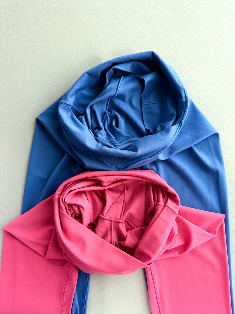 OFFLINE Aerie Real Me High Waisted Crossover Leggings BLUE & PINK - MEDIUM LONG - Picture 7 of 9